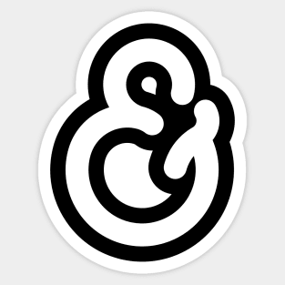 Ampersand Sticker